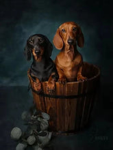 Load image into Gallery viewer, Dachshund 5D Diamond Painting Cute Pet Dog Art Mosaic Portrait DIY Diamond Embroidery Room Home Decor Art Rhinestones Handicraft
