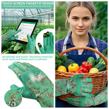 Load image into Gallery viewer, Gardening Gloves for Women Breathable leather Garden Gloves with Grip Thorn-Proof Puncture-Resistant Work Gloves
