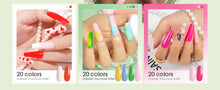 Load image into Gallery viewer, ROSALIND 29PCS Dip Nails Powder Starter Kit, 20 Colors Dip Powder Nail Kit Red Green Orange Glitter Series Nail Dip Powder Color
