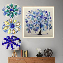 Load image into Gallery viewer, Diamond Embroidery Winter Flower Tree Special Shaped Diamond Painting Needlework Rhinestone 5d Drill DIY Crystal Painting
