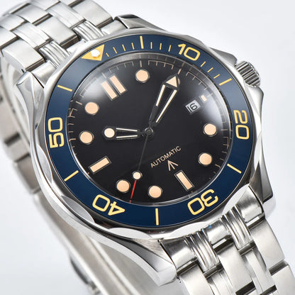 Men's Watch, 8215 Automatic Movement, Men's Mechanical Wristwatch, Stainless Steel Water Resistant Bracelet