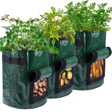 Load image into Gallery viewer, Potatoes Grow Bags 3/5/10 Gallon Gardening Plant Growing Bags for Potato Tomato Carrot &amp; Other Vegetable Planter Container
