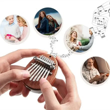 Load image into Gallery viewer, Portable Beginner Finger Piano Wooden Mini Thumb Piano Music Toy 8-sonic Instrument Children&#39;s Puzzle Home Decoration Ornaments
