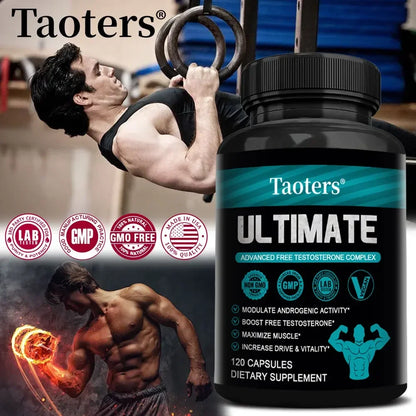 NATURAL ENERGY AND ENDURANCE BOOSTER - Increase strength and vitality, power and endurance Muscle building supplement.