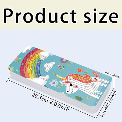 21 New Diamond Painting Pencil Case Art Pen Holder Aesthetic Diamond Painting Stationery Case As a Gift for School Children