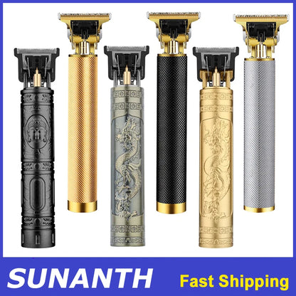 Hair Clippers Cordless Hair Trimmer Rechargeable T9 Vintage Hair Cutting Machine for Men Hair Beard Trimmer Beard Shavers