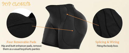 Butt Lifter Shapewear Shorts Women Fake Booty Hip Enhancer Body Shaper Waist Trainer Belly Control Panties Body Shapewear Fajas