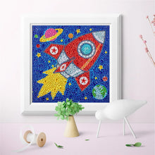 Load image into Gallery viewer, DIY Diamond Painting by Number Kits for Kids Cartoon Animal Picture Crystal Rhinestone Diamond Embroidery for Children Gifts
