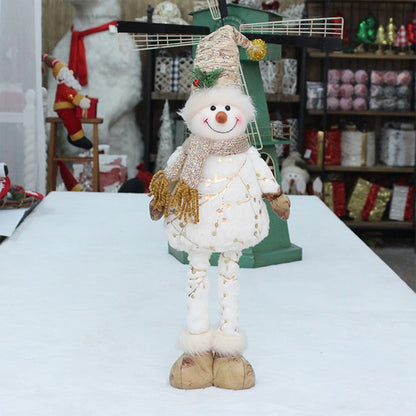 Christmas Snowman Plush Toys Full of Warm Atmosphere Stuffed Toy for Family Friend Neighbor Gifts