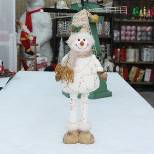 Christmas Snowman Plush Toys Full of Warm Atmosphere Stuffed Toy for Family Friend Neighbor Gifts