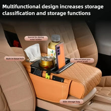 Load image into Gallery viewer, Car Center Console Armrest Mat Car Armrest Box Mat with Storage Box
