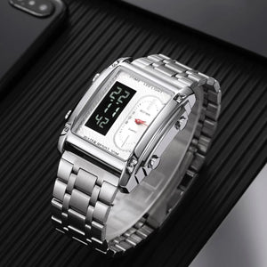 Wrist Watches For Men Top Brand Luxury Golden Men Watches Gold Big Male Wristwatch Man Square Golden Dial Relogio Masculino