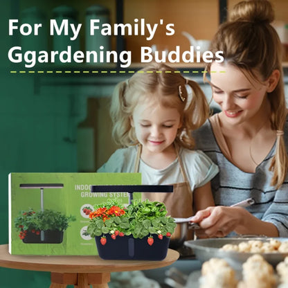 Plant Hydroponic Machine with Lifting Rod Planting Vegetables Intelligent Flowerpot Household LED Lights Hydroponic System