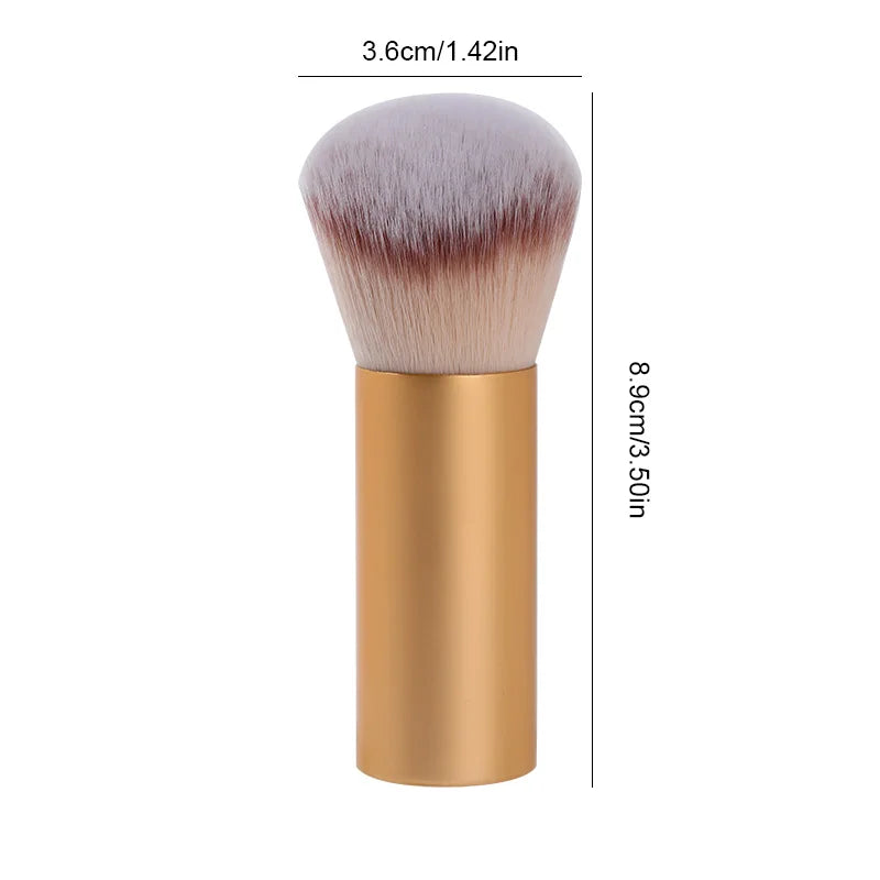 Nails Brush 3.15CM 3.6CM Popular Round Small Flower Nail Paint Gel Make Up Dust Cleaning Nail Art Dust Powder Remover Dust Brush