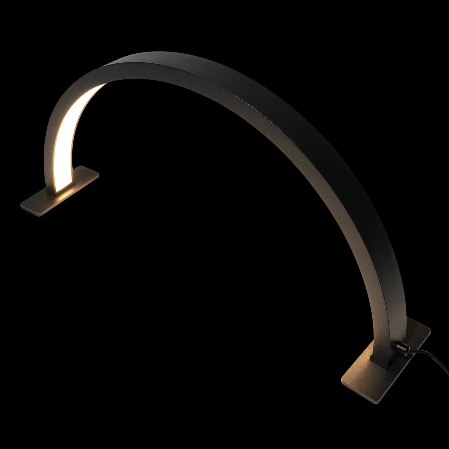 LED Half Moon Light Adjust Brightness 3000K‑6000 Half Moon Desk Lamp for Nail Art, Facial Spa, Skincare, Lash Extensions