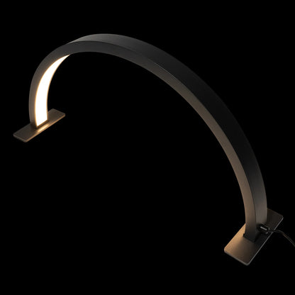 LED Half Moon Light Adjust Brightness 3000K‑6000 Half Moon Desk Lamp for Nail Art, Facial Spa, Skincare, Lash Extensions