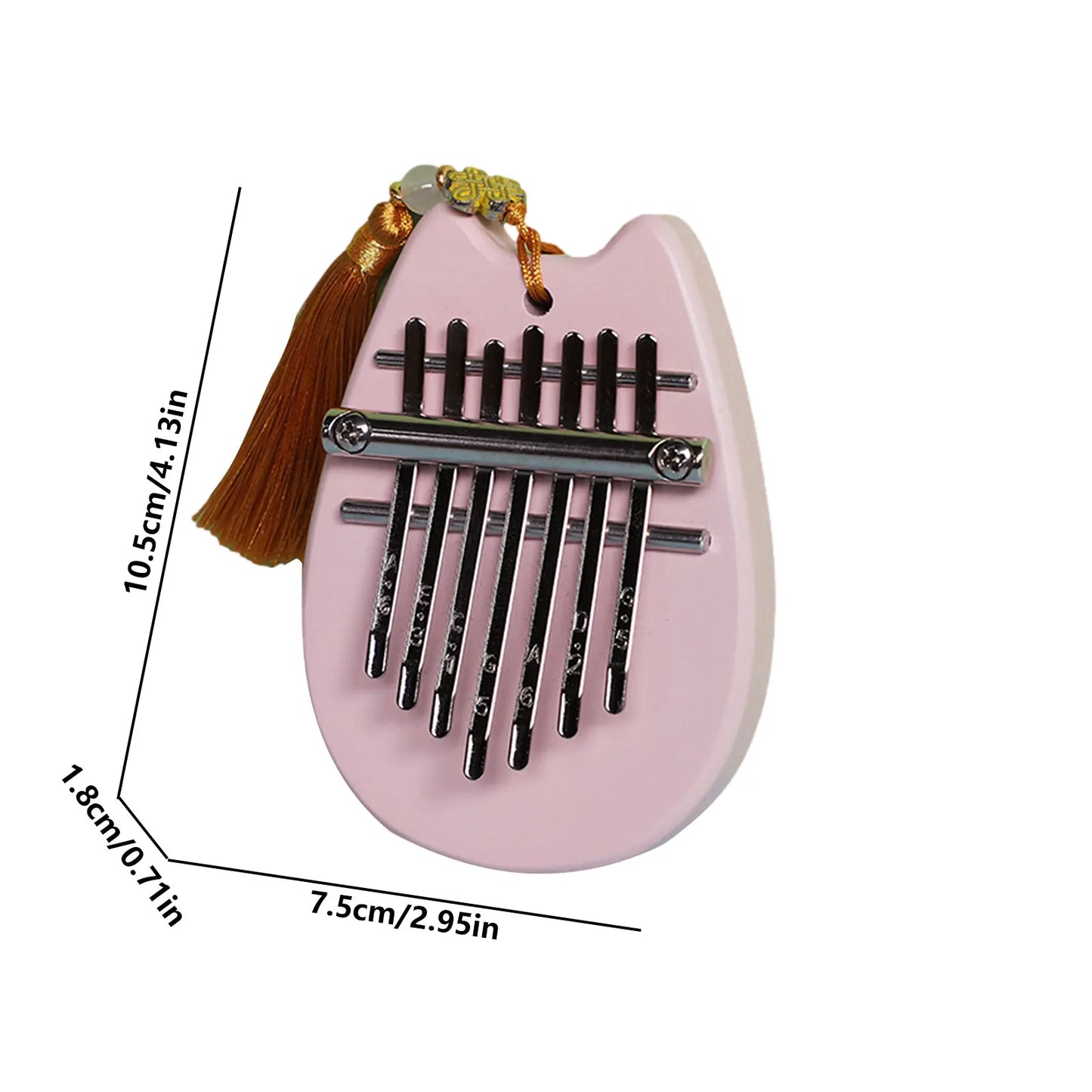 Kalimba Thumb Piano 8 Key Alto Mini Kalimba Instrument Portable Mbira Finger Piano Finger Instruments Decorative Cute For Kids