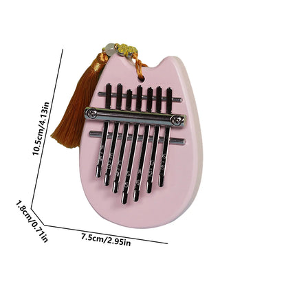 Kalimba Thumb Piano 8 Key Alto Mini Kalimba Instrument Portable Mbira Finger Piano Finger Instruments Decorative Cute For Kids