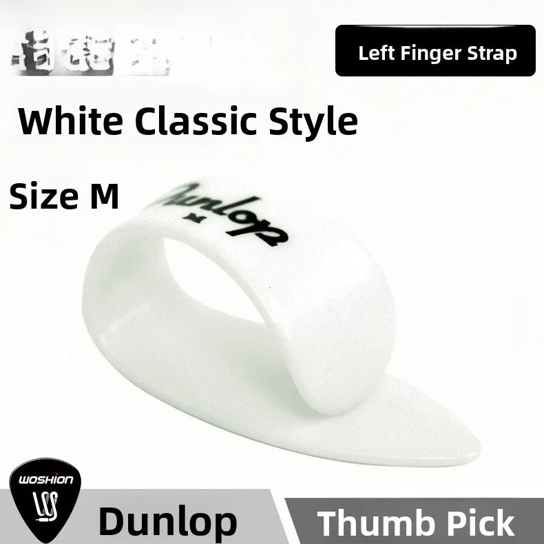 Dunlop Guitar Thumb Pi Middle Finger Thumb Ring L M S Finger Pi Guitar Accories Music Instrument Supplies