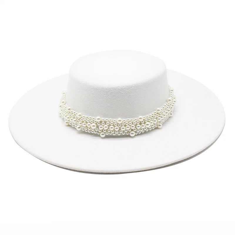 Bowler hat Women's cap hats for men fedoras fashion 2023 fedoras felt panama chapel beach elegant Wedding picture hat fascinator