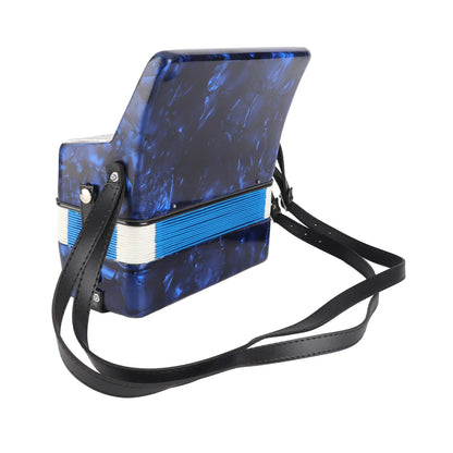 17 Key Accordion Teaching Training Interest Cultivation Musical Instrument for Children Bass Piano Accordion Musical Instrument