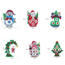 Load image into Gallery viewer, Diy Christmas-themed Diamond Painting Art Set. Double-sided luminous desktop decorative ornaments and pendants
