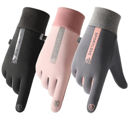 Winter Gloves Women Cycling Bike Thermal Cold Resistance Wind Waterproof Bicycle Warm Outdoor Running Skiing Mittens