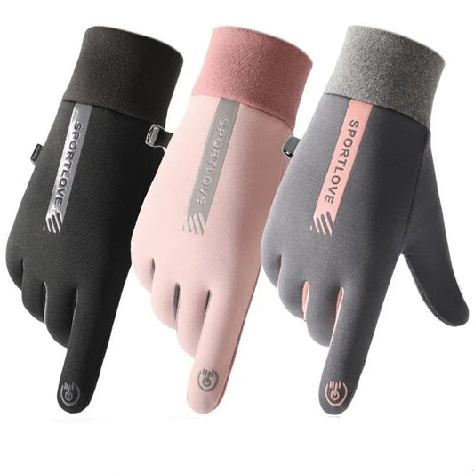 Winter Gloves Women Cycling Bike Thermal Cold Resistance Wind Waterproof Bicycle Warm Outdoor Running Skiing Mittens