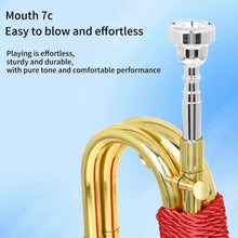 Load image into Gallery viewer, MBAT Tuba Spanish Sound Pure And High-Quality Brass BugleThick Copper Tube Brass Instrument Suitable For Beginners&amp;Performers
