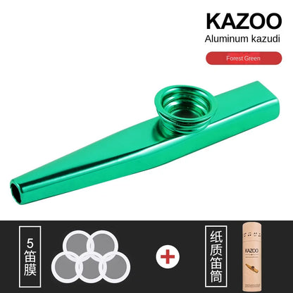 Lightweight Kazoo Aluminum Alloy Metal Fun Instrument Easy To Use for Music Lovers Professional Music Instrument Clarinete