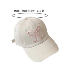 Load image into Gallery viewer, Kids Baseball Caps  Children Love Embroidery Breathable High Ponytail Baseball Caps Adjustable Summer UV Protection Snapback Hat

