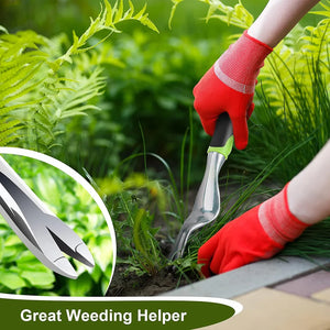 Hand Weeder Tool Weed Puller Tool for Garden Weeding Digger Tool with Ergonomic Handle for Weed Removal Farmland Transplantation