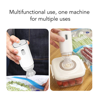 Auto Vacuum Bag Pump Rechargeable Portable Electric Vacuum Sealed Compression Pump for 3D Printing Consumables 5V Vacuum Pump
