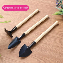 Load image into Gallery viewer, Gardening Tools Three-Piece Set Mini Garden Tools Multi-Function Shovel Harrow Shovel Household Plant Pine Soil Shovel
