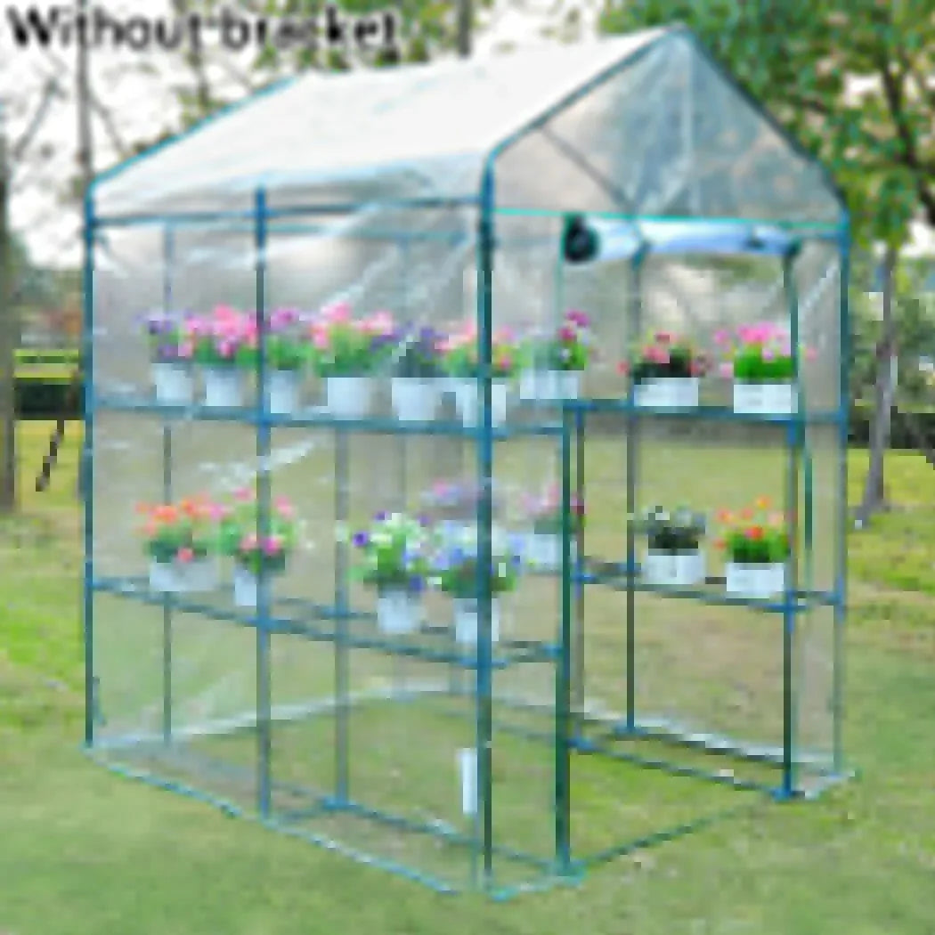 Greenhouse Cover Greenhouse PVC Garden Outdoor Plants Grow House Cover Lants Keep Warm Sunroom For Flowers Roll-up Windows