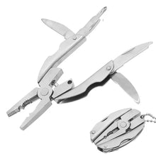 Load image into Gallery viewer, Portable Stainless Steel Multi-Tool Pliers Knife Keychain Screwdriver - Perfect For Outdoor Use!
