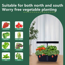 Load image into Gallery viewer, Plant Hydroponic Machine with Lifting Rod Planting Vegetables Intelligent Flowerpot Household LED Lights Hydroponic System
