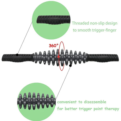 Body Massage Sticks Muscle Roller Athletes Muscle Roller Stick for Relief Muscle Soreness Cramping Tightness Anti Cellulite Gym