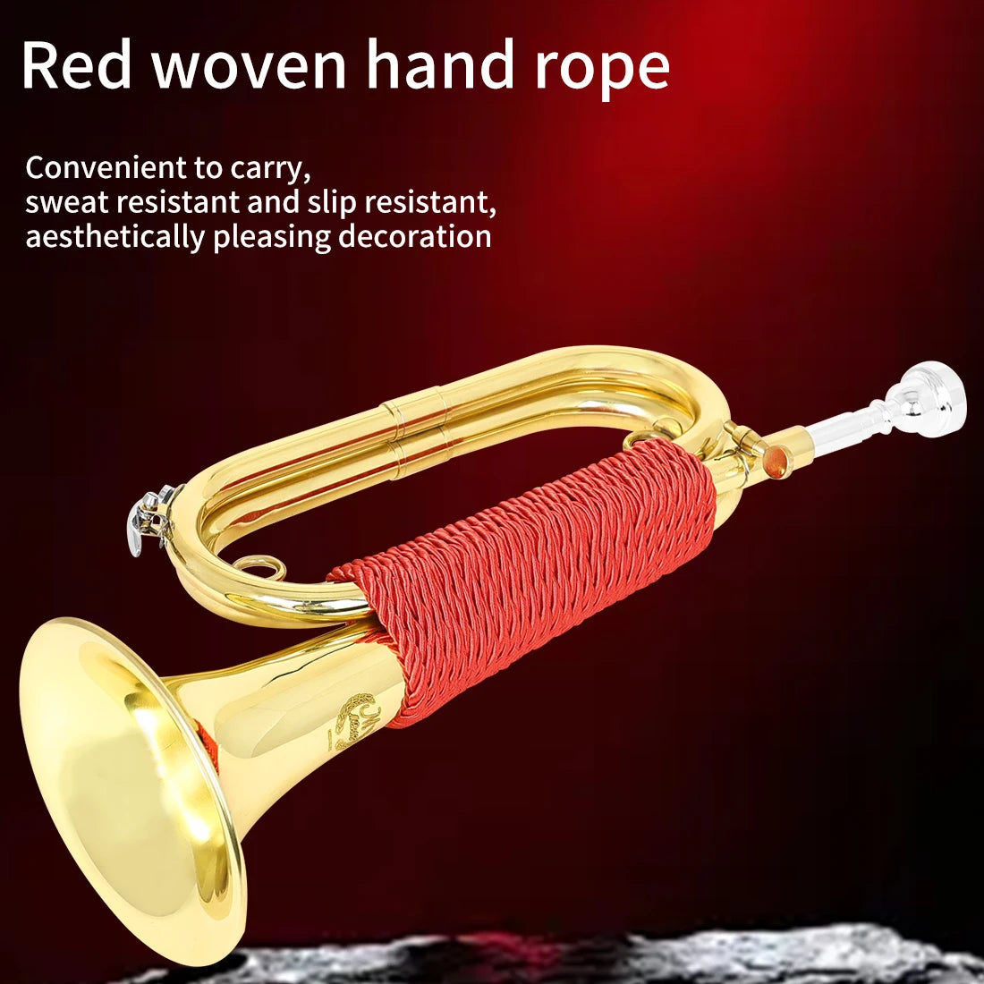 MBAT Tuba Spanish Sound Pure And High-Quality Brass BugleThick Copper Tube Brass Instrument Suitable For Beginners&Performers