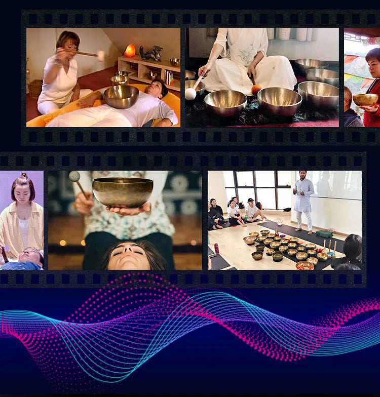 Therapeutic Tibetan Bowl Tibetan Bell Meditation Bowl Meditation Instruments Spiritual Meditation Musical Instruments Percussion