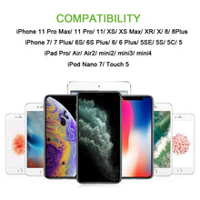 Load image into Gallery viewer, 3pcs Nylon Braided Fast Charging Cables 3ft 6ft 10ft MFi Certified For iPhone Charger USB C to IP Port Cable Fast Charging Cable
