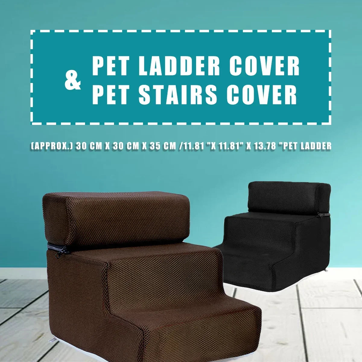 Pet Ladder Cover Non-Slip Detachable Zippered Mesh Fabric Stairs Cover Washable Dog Ramp Stair Cover Pet Dog Supplies NEW