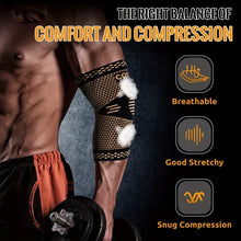Load image into Gallery viewer, Elbow compression sleeve (1 pair)-prevents and restores tendonitis support for weight liftin
