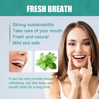 Bad Breath Eliminating Serum Mint Bad Mouth Smell Removing Drops Easy to Carry and Handy Fresh Breath Oil-serum