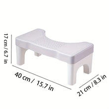 Load image into Gallery viewer, Heavy-Duty Portable Squat Toilet Stool - 7" Non-Slip Bathroom Assistance Step Perfect for Adults and Seniors

