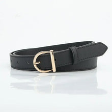 Load image into Gallery viewer, Women&#39;s Belt Fashion Pin Buckle Thin Belt Genuine Luxury Soft Belt Women With Cargo Pants Jeans Windproof Belt Pu Leather Belt
