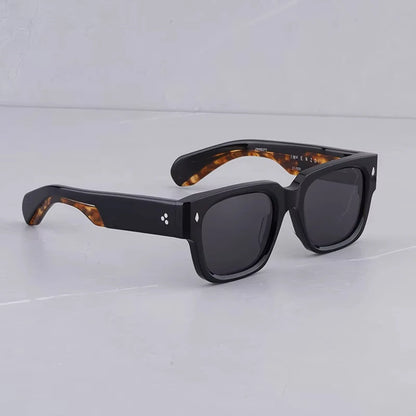 Sunglasses for Men Vintage Acetate Luxury Designer Sunglasses Women Occhiali Da Sole Da Uomo ENZO Red Lens Sunglasses