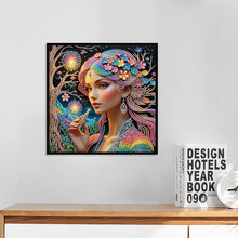 Load image into Gallery viewer, DIY Beautiful lady Diamond Art Painting Kits,Diamond Dots Art Paintings for Beginners and adults for Home Wall Decorate Gifts
