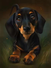 Load image into Gallery viewer, Dachshund 5D Diamond Painting Cute Pet Dog Art Mosaic Portrait DIY Diamond Embroidery Room Home Decor Art Rhinestones Handicraft
