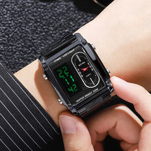 Load image into Gallery viewer, Wrist Watches For Men Top Brand Luxury Golden Men Watches Gold Big Male Wristwatch Man Square Golden Dial Relogio Masculino
